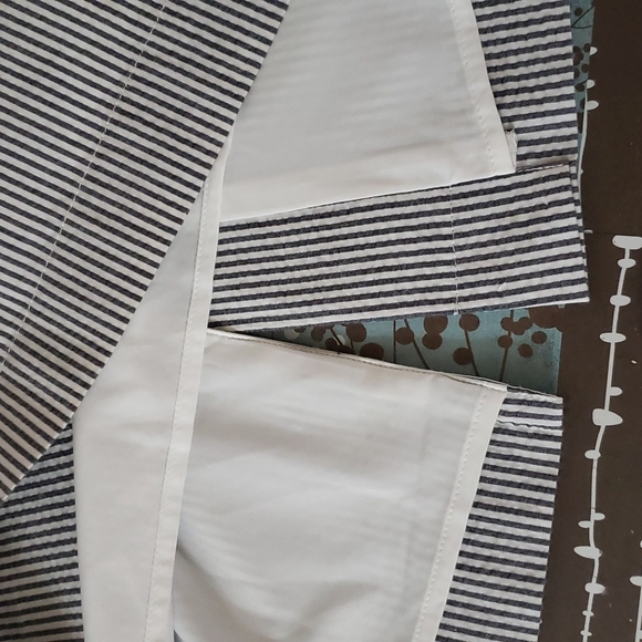 BR Seersucker One Shoulder Dress - Picture 11 of 15